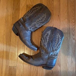 Brown Leather Cowboy boots